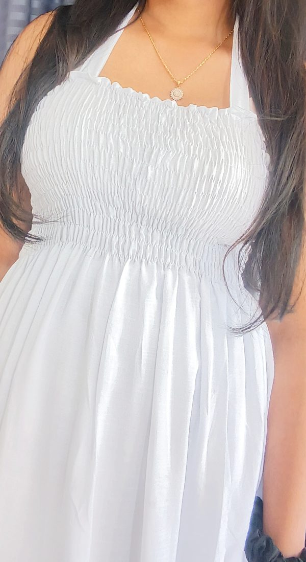Sleeveless long frock